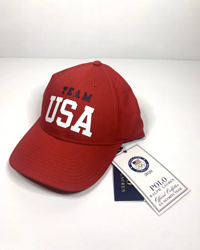 保羅拉夫勞倫紅色美國隊 2020 年款帽子
