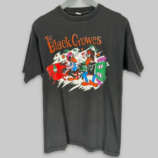 樂隊 T 恤 × 復古黑烏鴉樂隊款